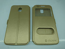 Чохол-книжка Nillkin для Samsung Galaxy J5 2017 SM-J530 з двома вікнами Gold