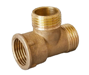 Трійник латунний 1/2" ННВ, фото 1