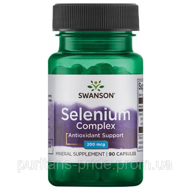 Селен комплексний Albion®, 200 мкг 90 капсул, Swanson Selenium