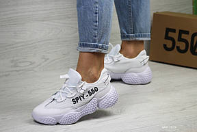 Кросівки жіночі Adidas SPIY-550,білі,сітка, фото 2