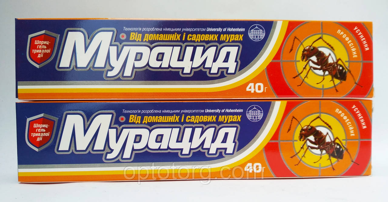 Мурацид шприц-гель тривалої дії від мурах 40 г
