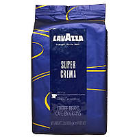 Кава в зернах Lavazza Super Crema 1кг Італія Лавацца Супер Крема Кремова кава