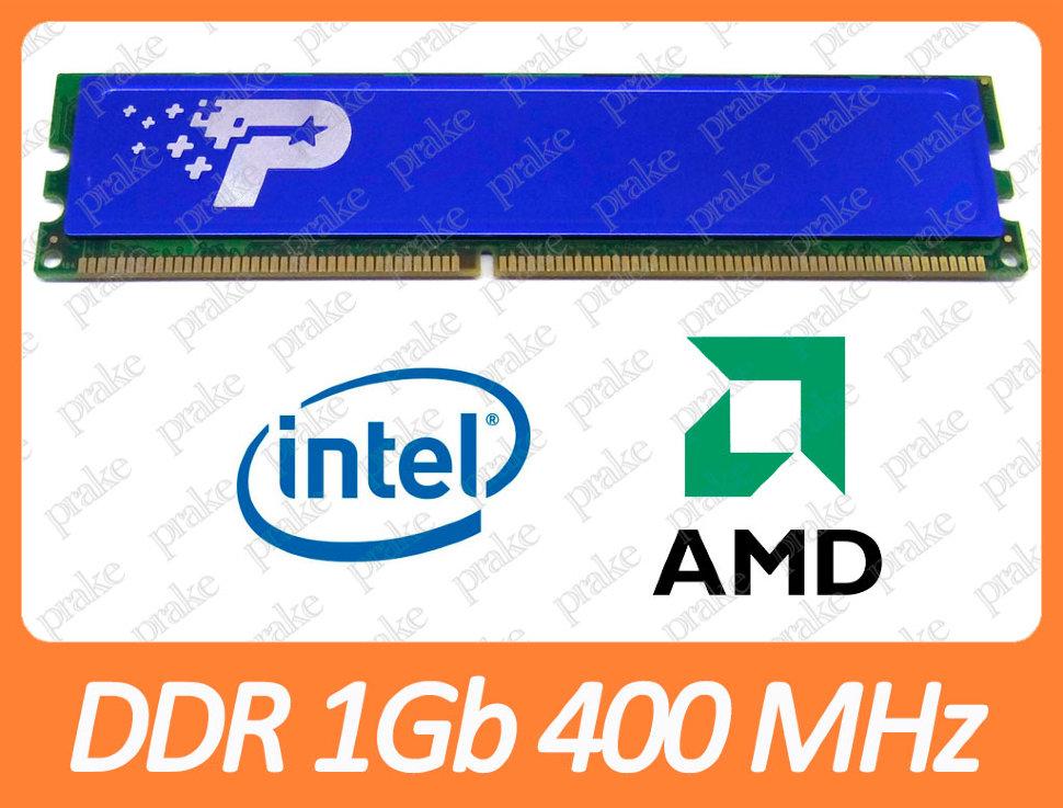 DDR1 1Gb 400 Мгц (PC-3200) CL3 Patriot PSD2G400KH
