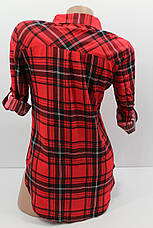 Жіноча сорочка великих розмірів штанпельна з довгим рукавом оптом Туреччина, фото 2