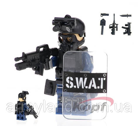 SWAT поліція, конструктор, BrickArms, фото 2