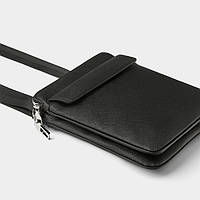 Черная мужская сумка через плечо Zara