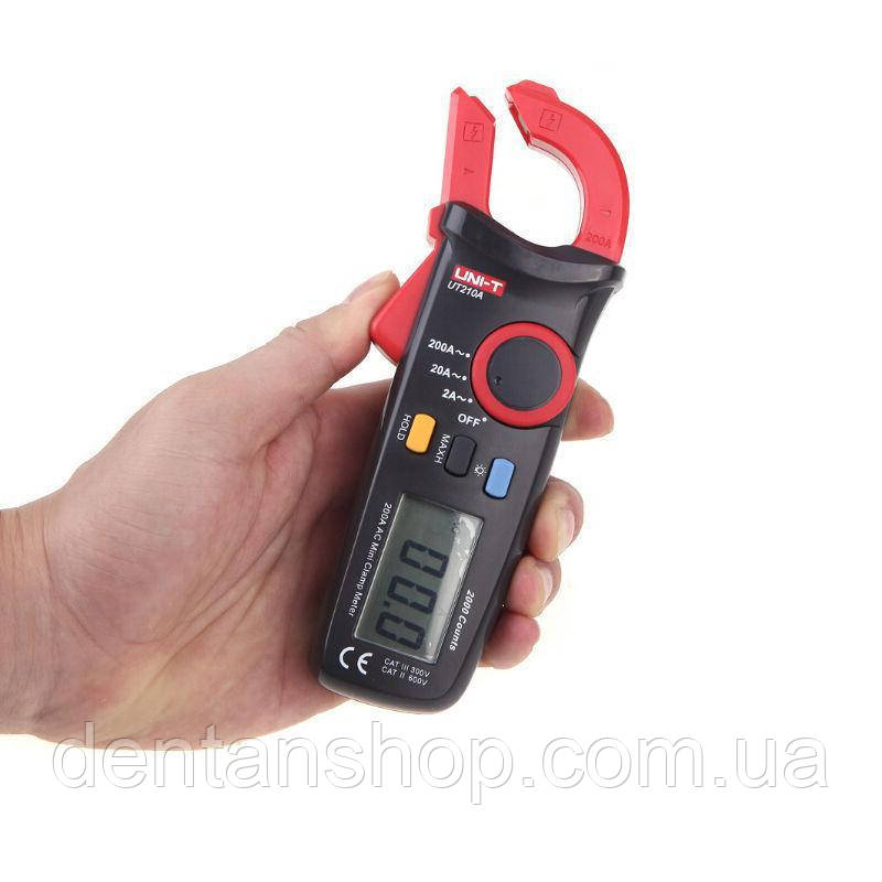 Кліщі струмовимірювальні UNI-T UT210A (UTM 1210A) (до 200A), фото 1