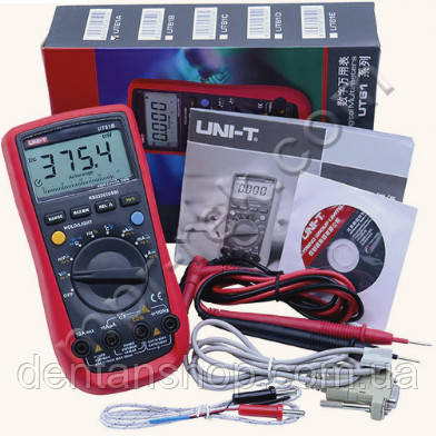 Цифровий мультиметр UNI-T UT61B (UTM 161B) +ПО (DC/AC 1000/750В, DC/AC 10 А, 40 МОм, 4000 мкФ, 10 МГц), фото 1
