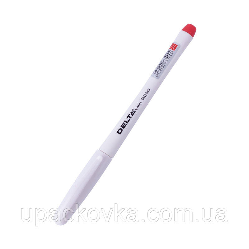 Ручка гелева Delta DG2045-06, 0.5 мм, червона