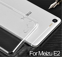 Прозрачный ультратонкий силиконовый чехол для Meizu (Мейзу) Е2