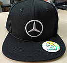 Оригінальна чоловіча бейсболка Mercedes Men's Flat Brim Cap, Black (B66953170), фото 3