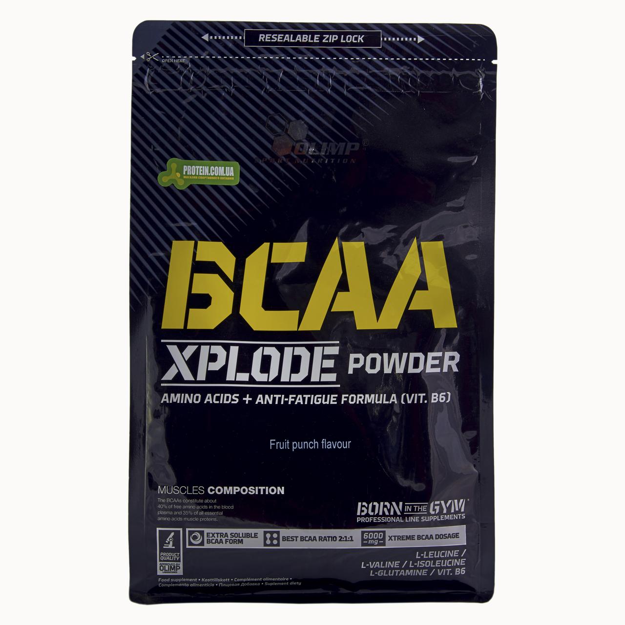 Амінокислоти Olimp BCAA Xplode 1000 г фруктовий пунш