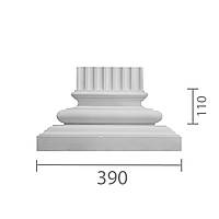 База пилястры из гипса, гипсовая база для пилястры б-21