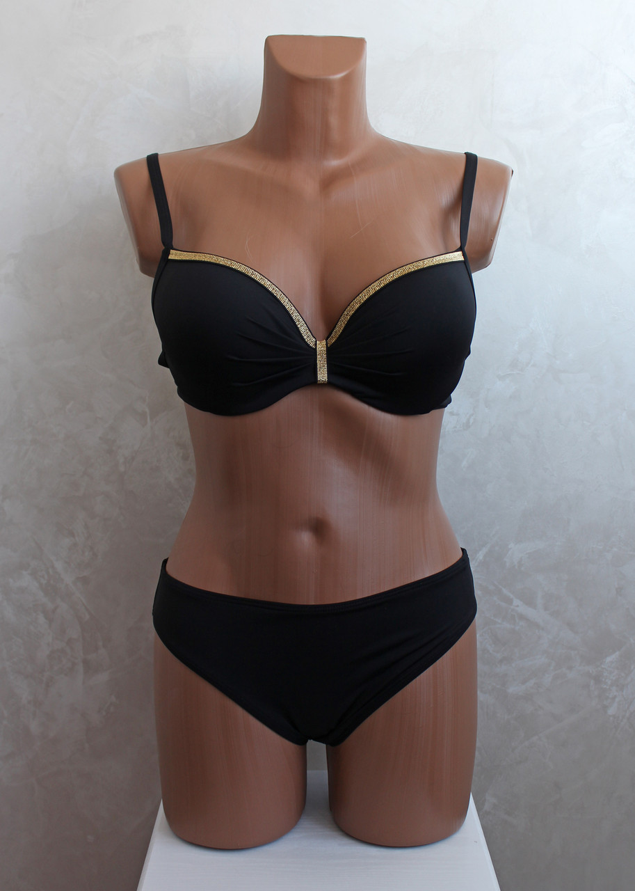 Оптом купальник жіночий 38-46р. №19203 Золото