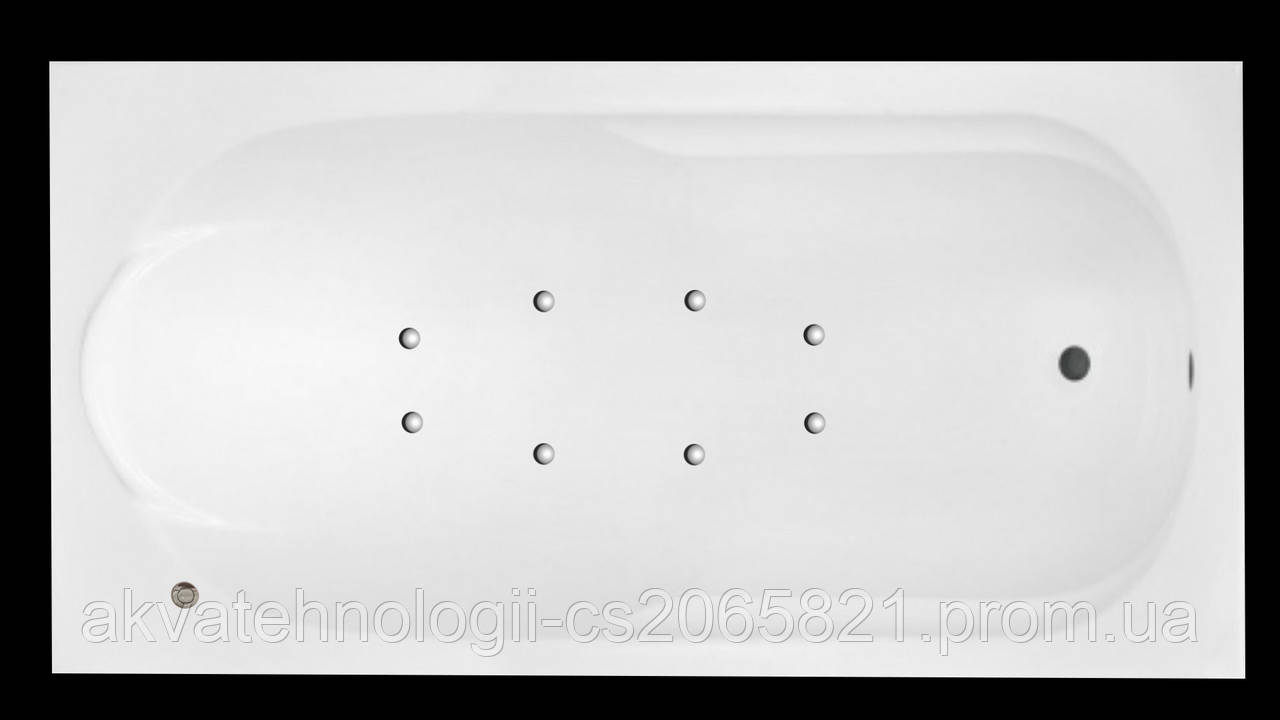 Гідромасажна ванна Besco Bona 180x80