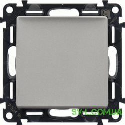 Вимикач 1 кл. Legrand Valena Life Алюміній 752001+755002