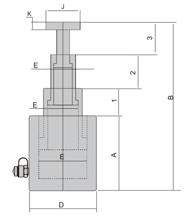 Размеры гидроцилиндров