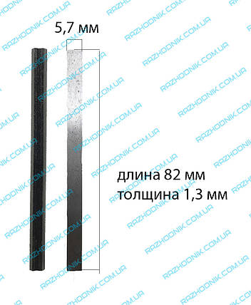 Ножі для рубанка (вузькі 82 мм), фото 1