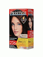 Стойкая крем краска для волос Prestige 236 Янтарный шоколад 115 мл