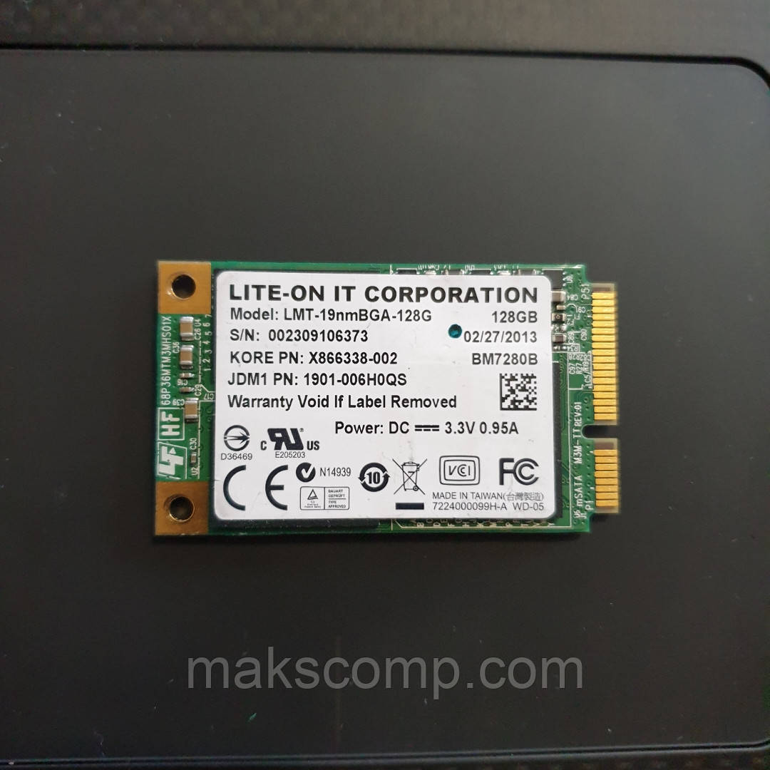 Msata SSD LITE-ON LMT-19NMBGA 128GB SATAIII