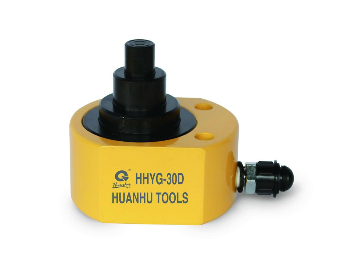 Низький телескопічний гідравлічний домкрат - циліндр HHYG-D 100 тн.