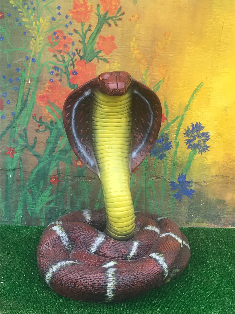 Садова фігура кобра   (висота 65 см ), фото 1