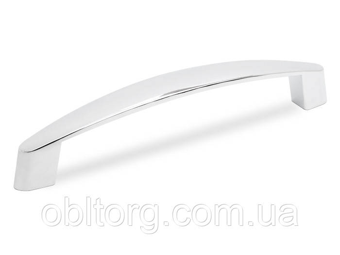 Ручка меблева скоба GIFF UN17 хром 128, фото 1