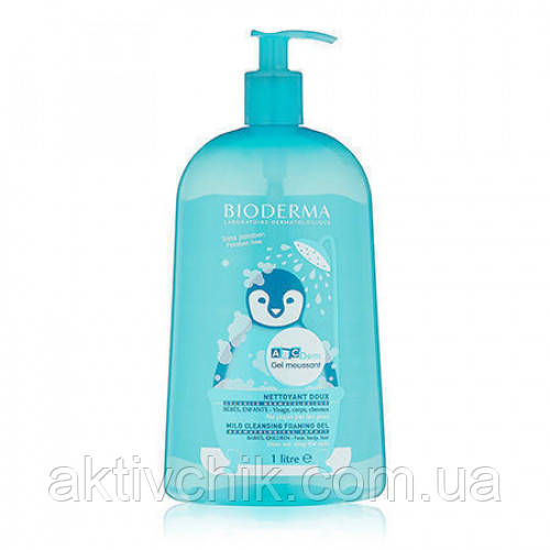 Гель Биодерма Bioderma АВСDerm очищуючий для новонароджених, дітей і дорослих 1000 мл