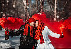 Ручний димовий шашка (Кольоровий дим для фотосесії червоний)