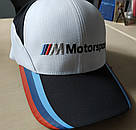 Оригінальна бейсболка BMW Motorsport Fan Cap, Unisex, White / Black (80162463073), фото 5