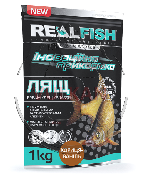 Прикормка Real Fish "Лящ" Кориця-ваніль