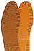 Устілки для взуття шкіряні MDDRI світло-коричневі (26.5см), фото 2