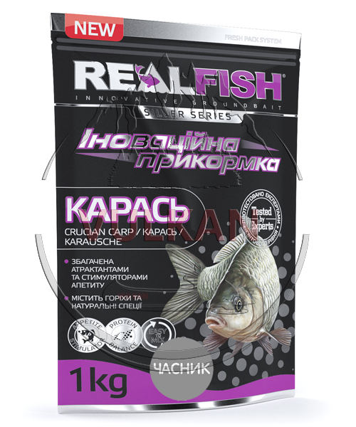 Прикормка Real Fish "Карась" Часник