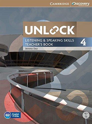 Unlock 4 Listening and Speaking Skills teacher's Book with DVD