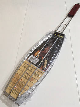 Решітка для риби гриля 36*12*3 см P-PLUS ART-1887 (24 шт.)