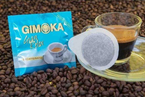 Кава в чалдах (молодози) Без кофеїну. Gimoka Gran Relax поштучно 1 шт. по 7 г, Італія (кава в таблетках)