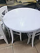 Круглий обідній стіл +4 стільця Прованс, фото 3