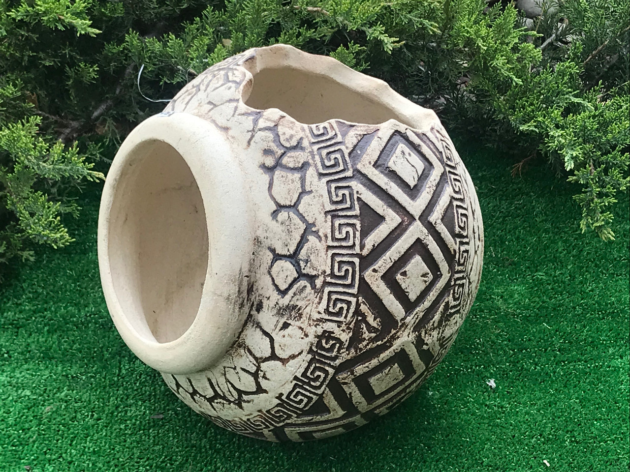Шамотная амфора мора ( довжина 26 см)