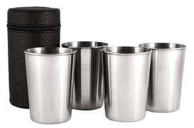 Набір дорожніх стаканів із нержавіючої сталі GA Династія 4 шт 10300