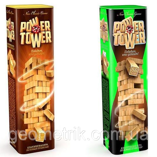 Настільна гра Power Tower (Дженга, Башня, Джанга) | Данко-Тойс