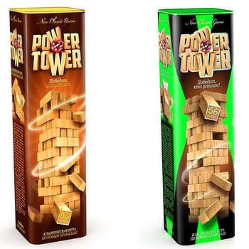 Настільна гра Power Tower (Дженга, Башня, Джанга) | Данко-Тойс