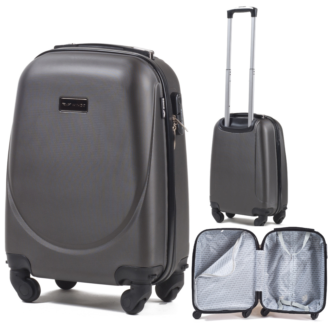 LOST BAG | Чемодан Wings 912 Мини (XS) Ручная кладь Графит купить в ...