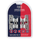 Ролики для розсувних дверей Punto Soft LINE 45/4, фото 3