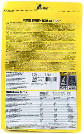 Протеїн Olimp Labs Pure Whey Isolate 95 600 g, фото 3