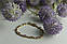 Срібний браслет в позолоті з Фіолетовим Танзанитом, фото 2