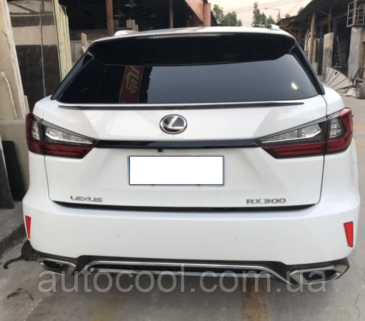 Спойлер на кришку багажника Lexus RX 2016+ г.в., фото 1