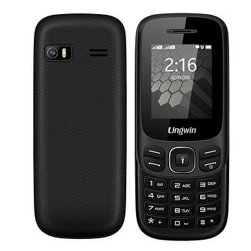 Мобільний телефон Lingwin N1 1.77 дюймів 600mAh 32MB + 32MB Подвійний SIM Чорний
