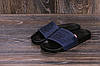 Чоловічі шкіряні літні шльопанці   Levis blue сині, фото 10