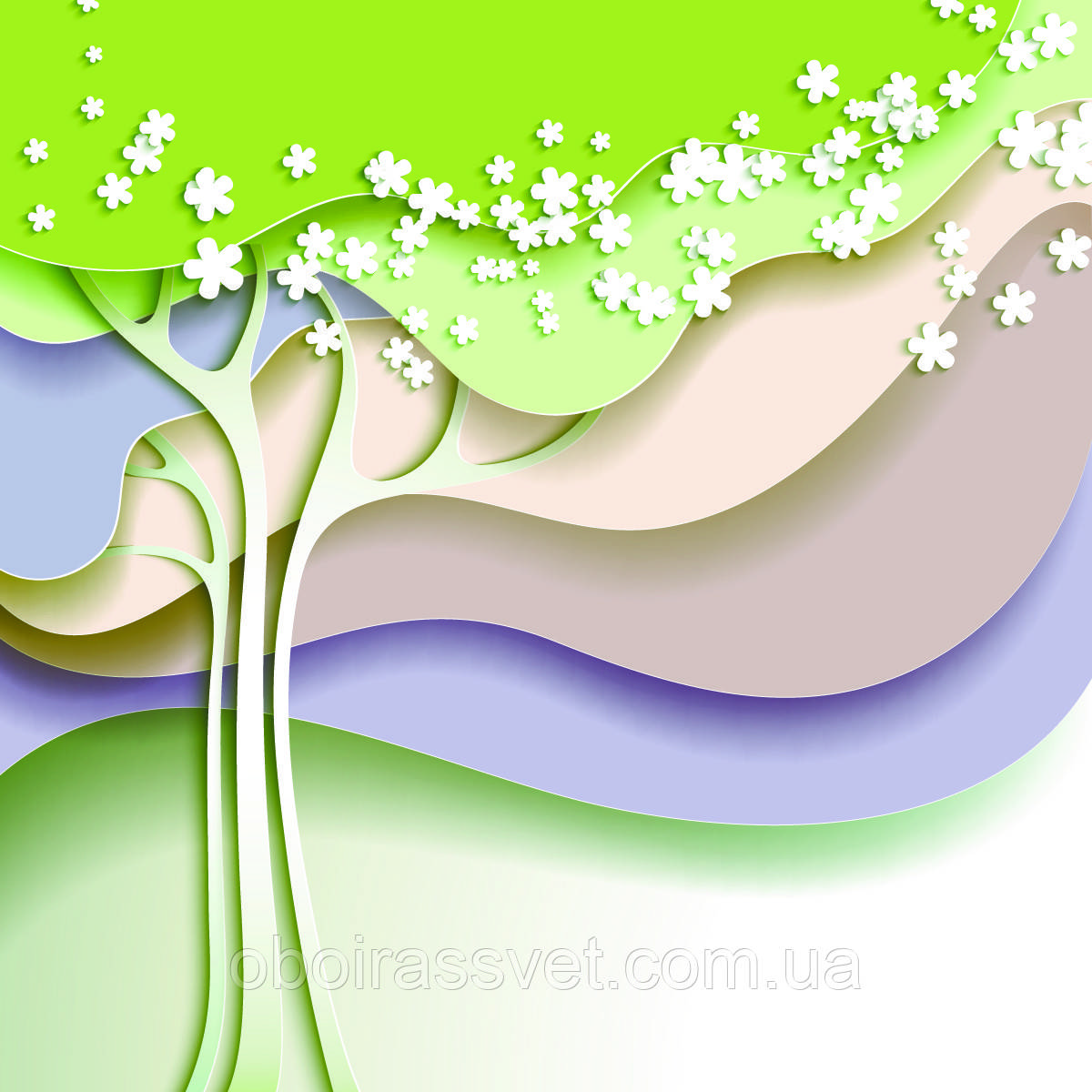 Фотошляхи вінілові на флізеліновій основі, що миють