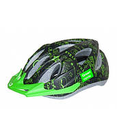 Шолом дитячий Green Cycle FAST FIVE black-green 50-56см